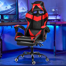 Load image into Gallery viewer, Geepro™ Gaming Chair  Swivel Executive W Footrest, Lumbar Pillow &amp;Headrest
